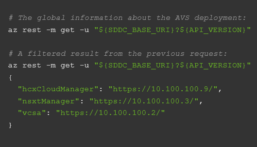 Azure VMware Solutions REST API - part 2: `az rest`