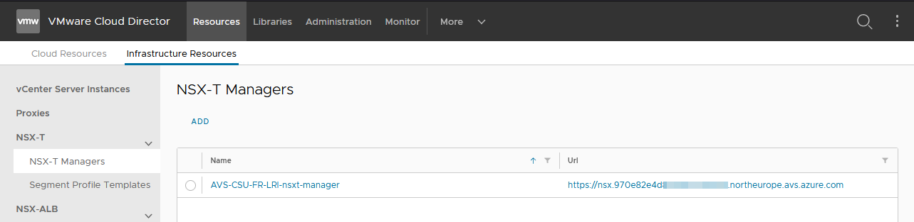 Check the status of the association of NSX-T Manager